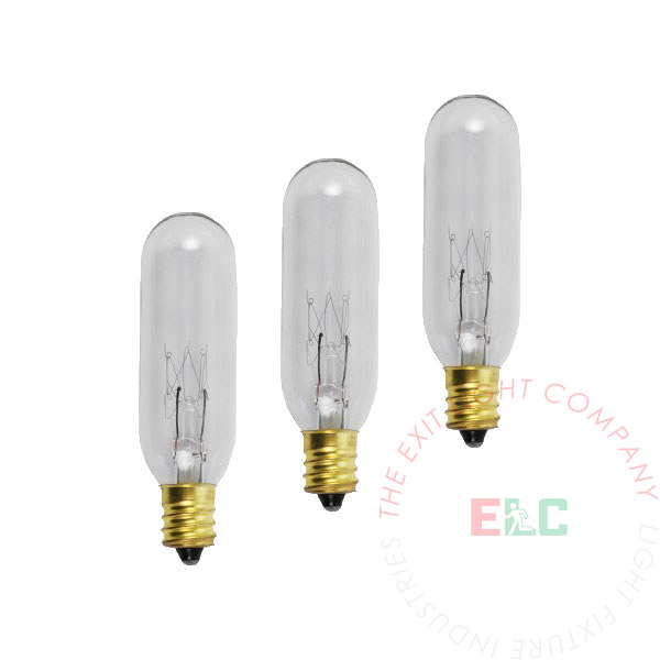 The Exit Light Co. - Lamp 15 Watt (3 bulbs per pkg)